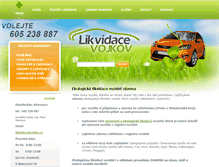 Tablet Screenshot of likvidace.vojkov.cz